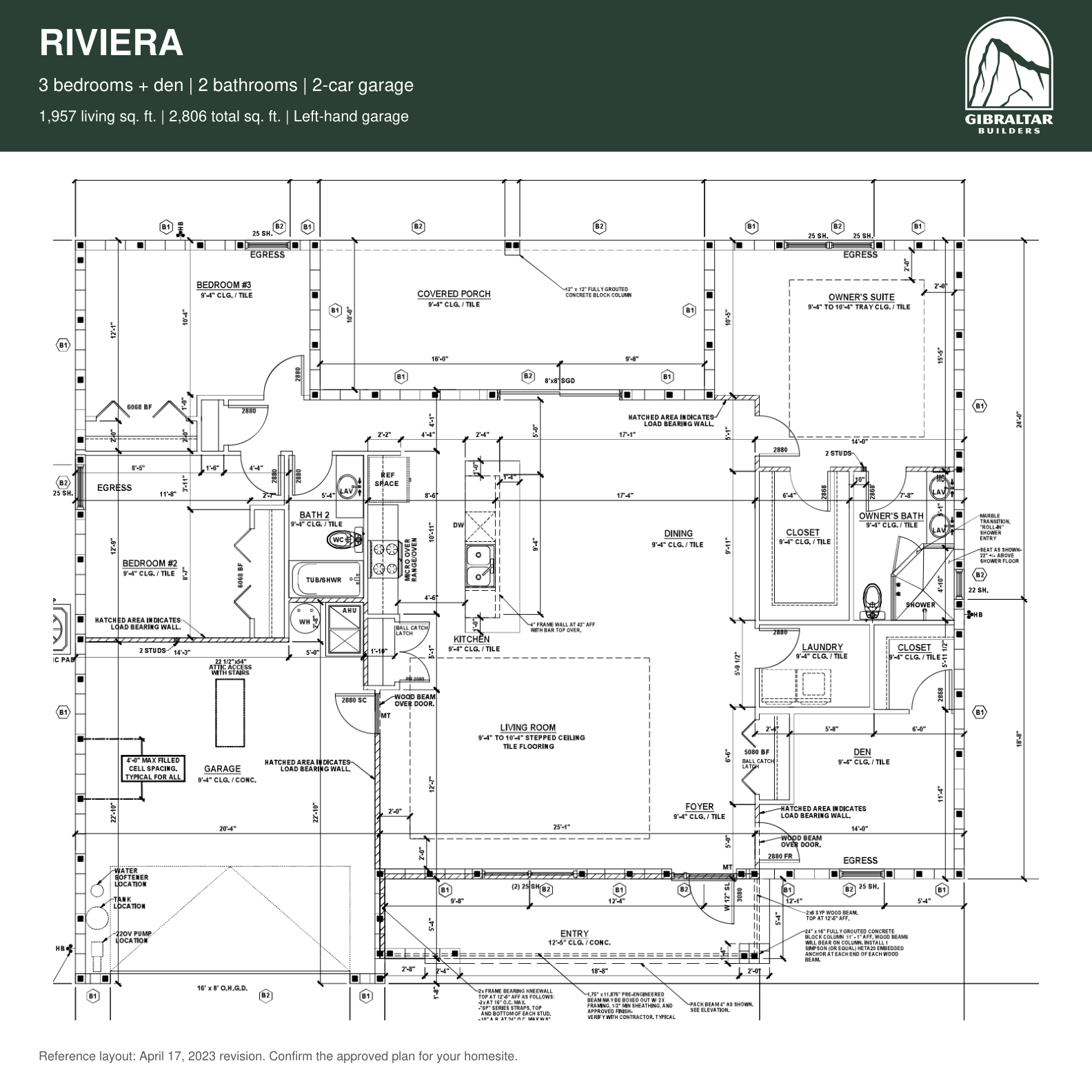 The Riviera Floor Plan