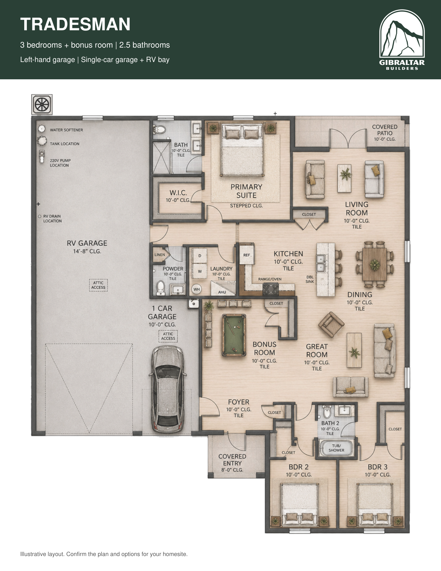 The Tradesman Floor Plan