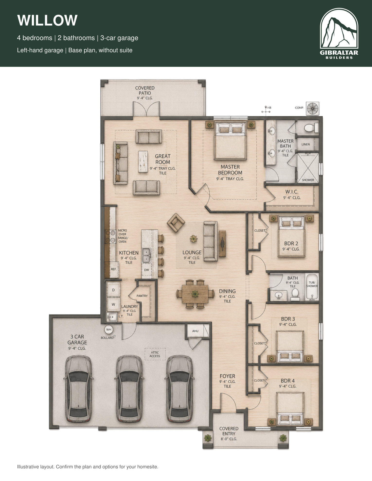 The Willow Floor Plan